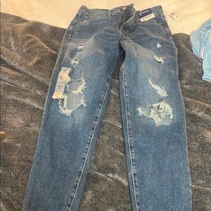 Trendy Distressed Denim Jeans